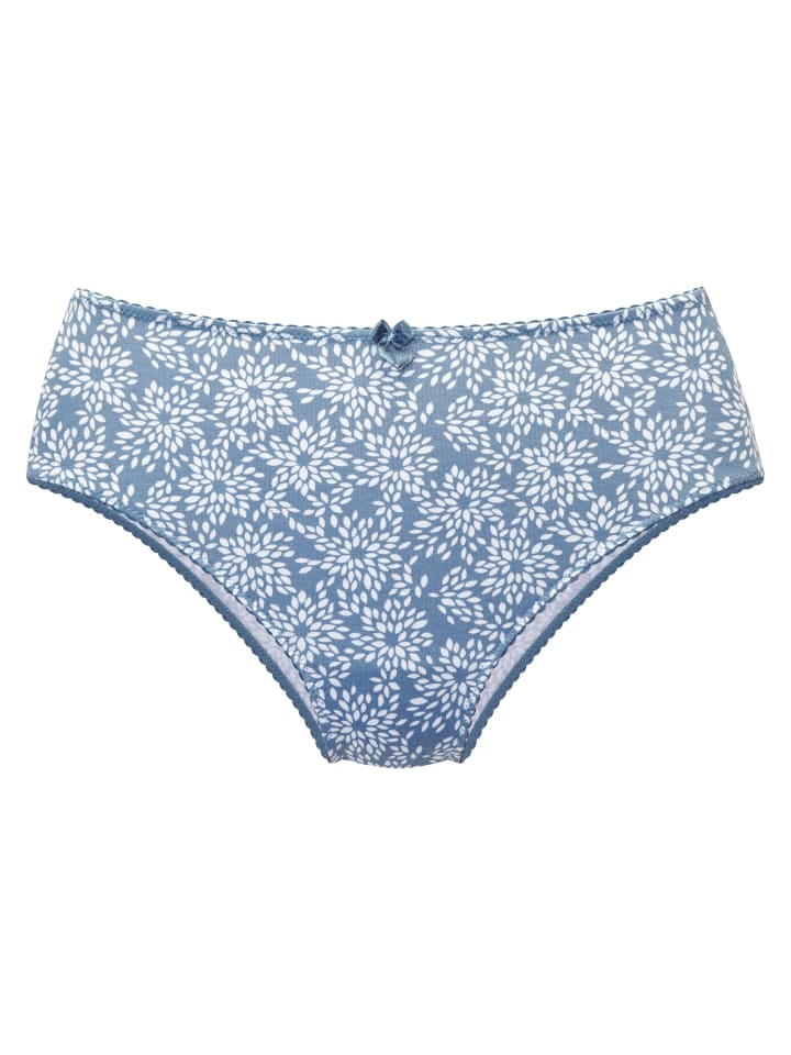 Slip in blau-weiß