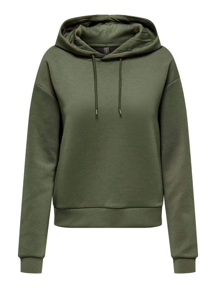Kapuzenpullover in Dusty Olive