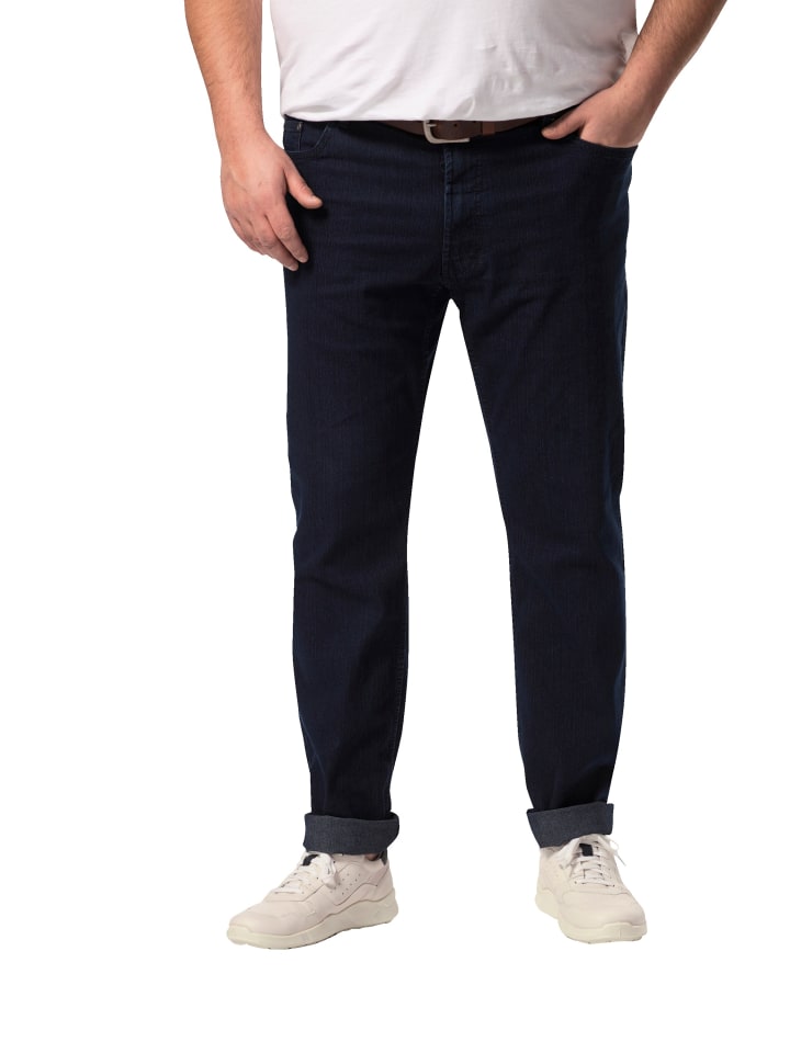 Jeanshose in dark blue denim