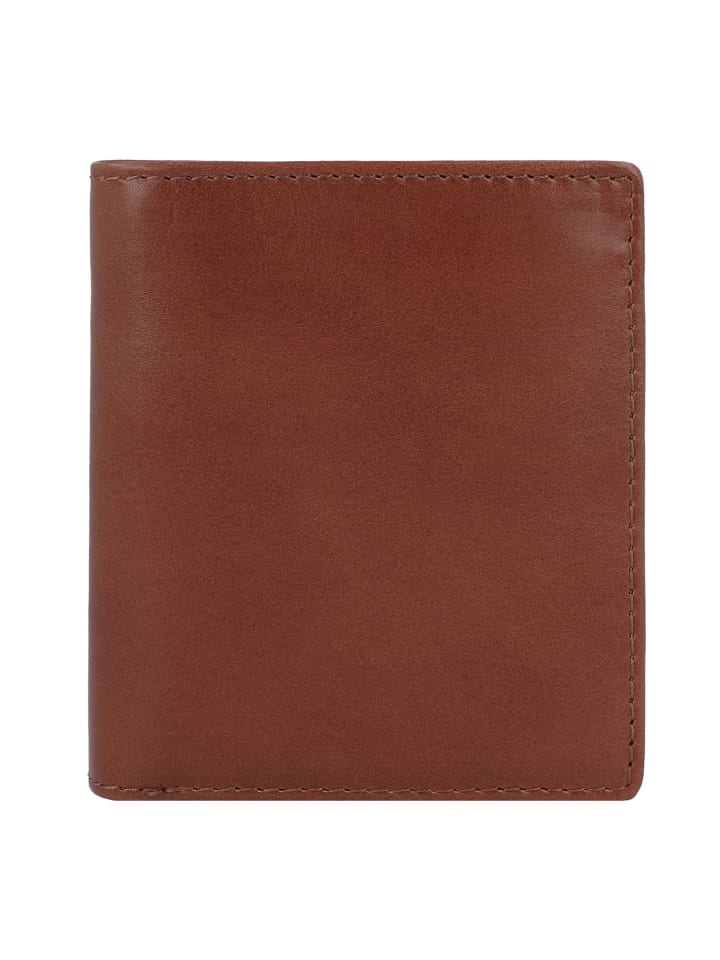 Cambridge Geldbörse Leder 9 cm cognac