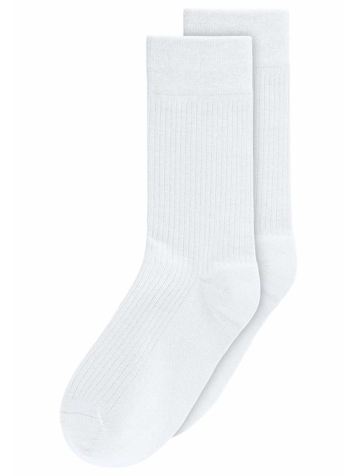 Gerippte Socken 2er Pack