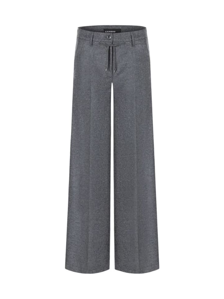 Wide Leg Hose ADDISON in Stone Grey Mela