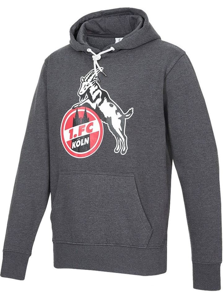 Pullover "Hoodie Basic Anthrazit" in Grau