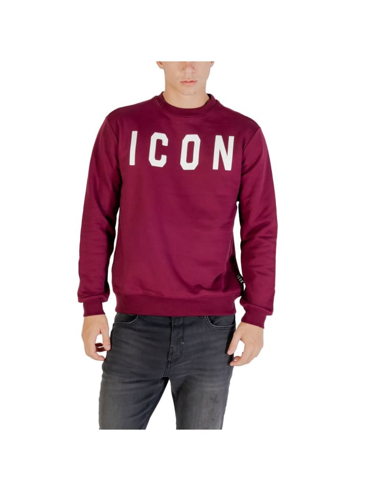 Bordeaux Baumwolle Sweatshirt