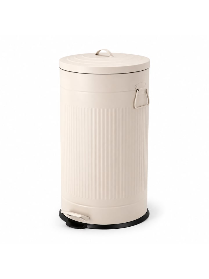 Mülleimer in Beige - 40 Liter