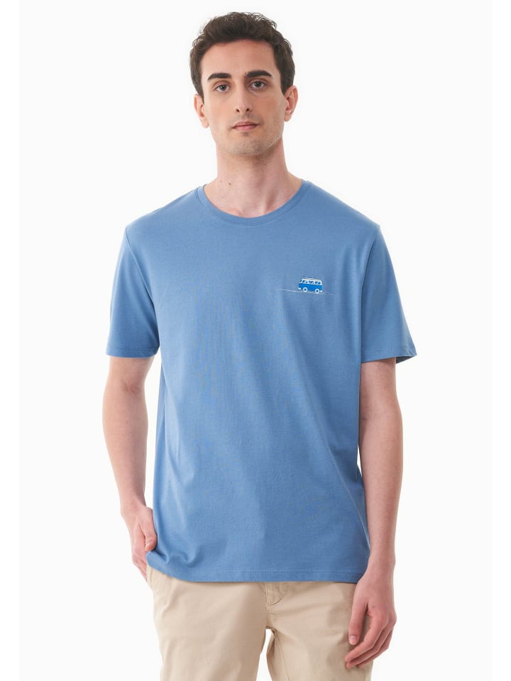 T-Shirt "MOR17823" in Coronetblau