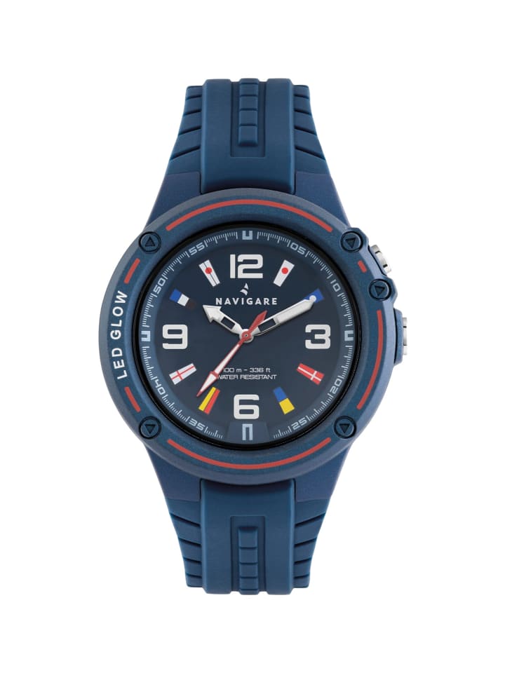 Uhr in BLU