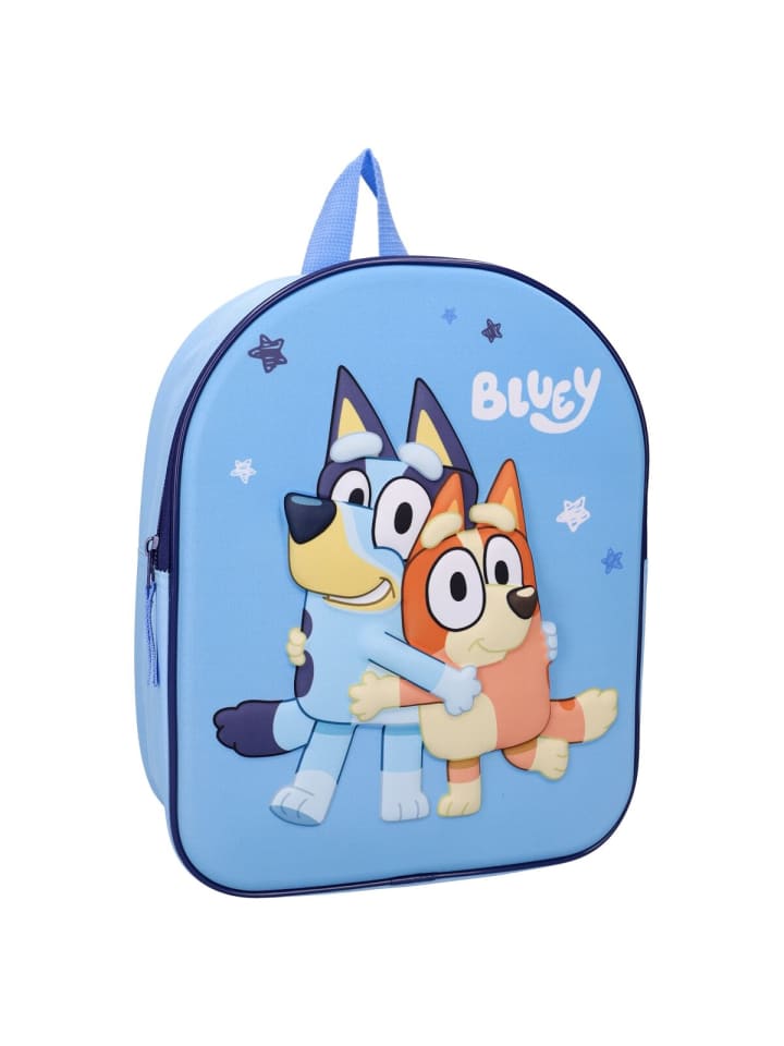 Bluey 3D Schulrucksack Simply Special 32 x 26 cm in Blau