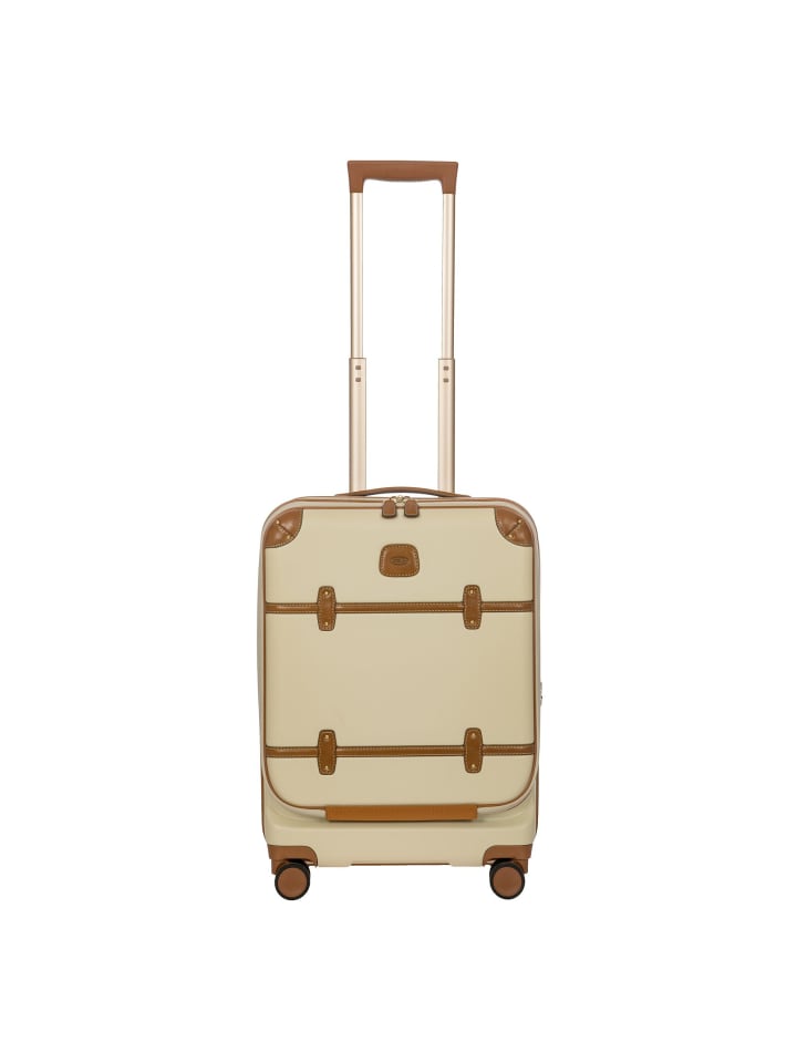 Bellagio 4 Rollen Kabinentrolley 55 cm mit Dehnfalte creme