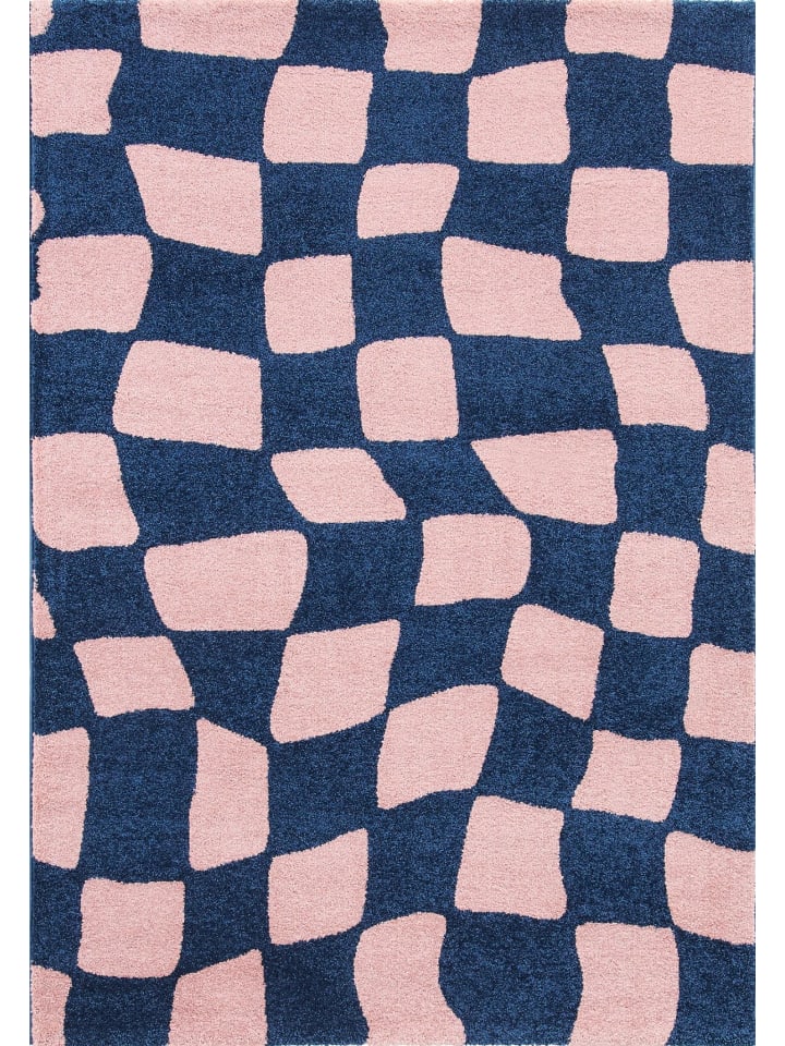 Teppich Groovy in Blau