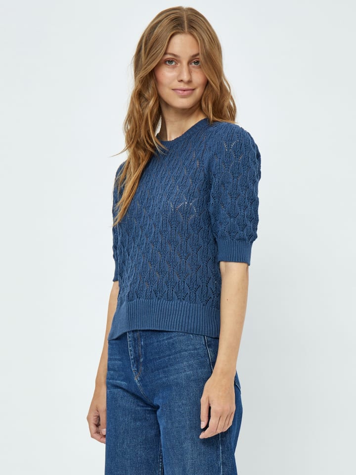 Pullover in Dark Denim Blue