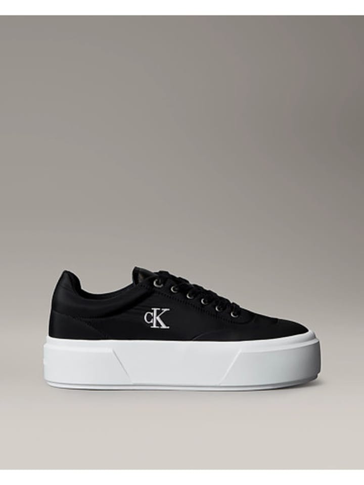 Sneakers YW0YW02013 in Schwarz/Hellweiß