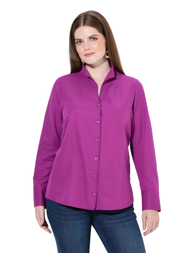 Bluse in beere