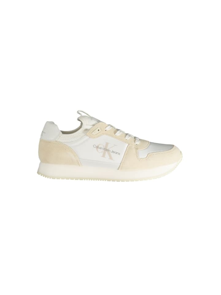 Weiß Polyester Herren Sneaker