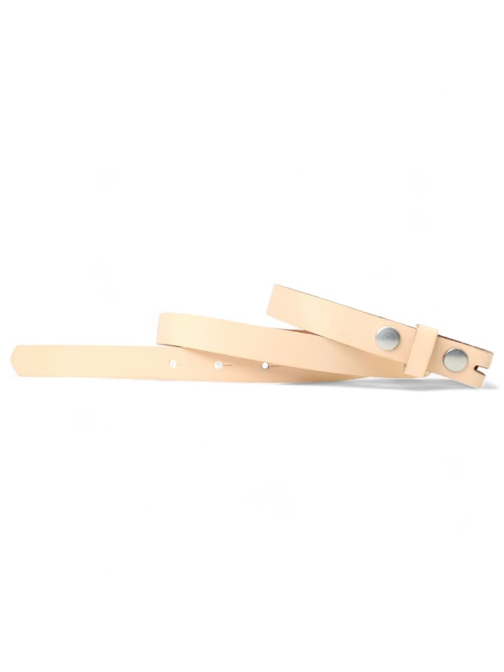 Ledergürtel Wechselgürtel in Peach