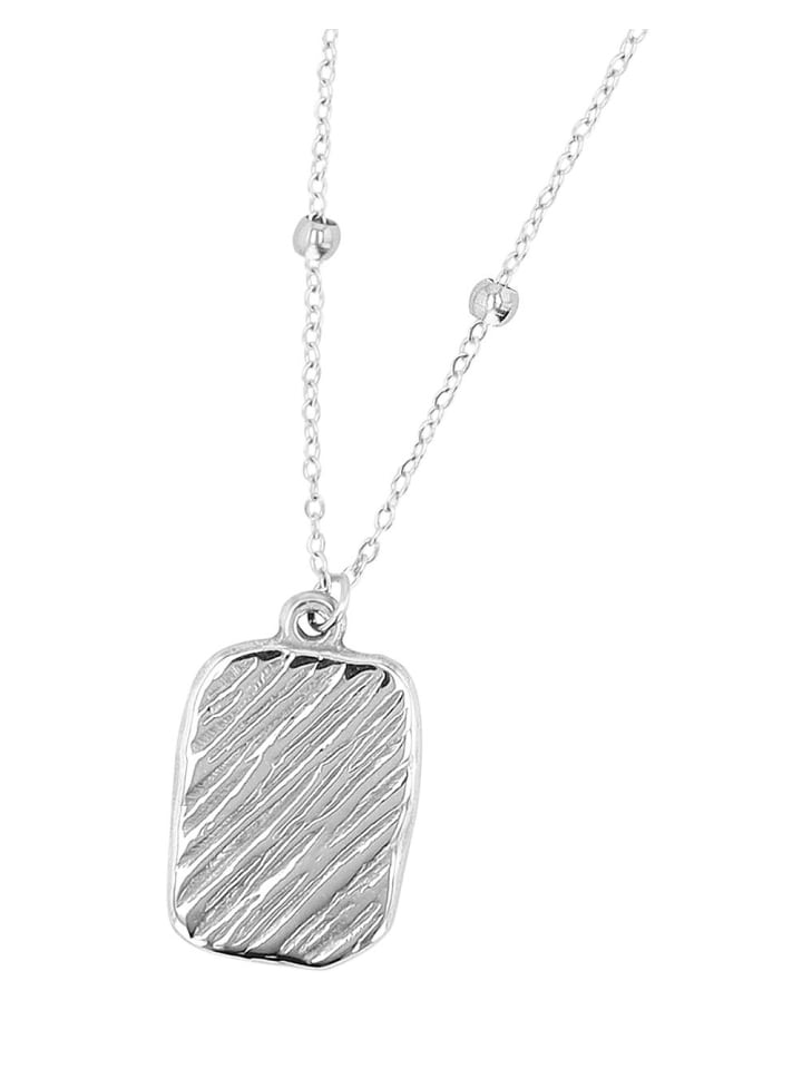 Unisex Halskette mit Anhänger – aus Edelstahl in silber