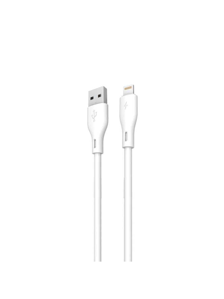 Dudao USB/Lightning Kabel 3A 1m – Weiß