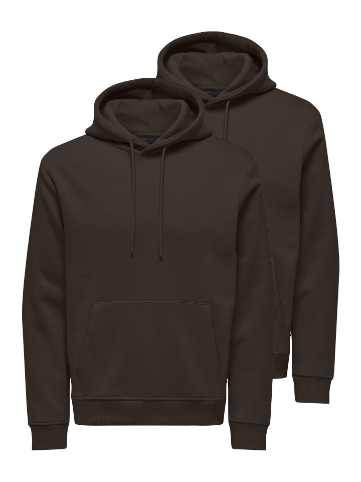 Sweatshirt / Hoodie Connor in Mulch