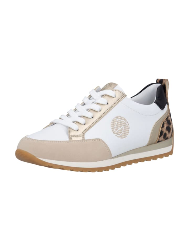 Sportliche Schnürschuhe in Weiß