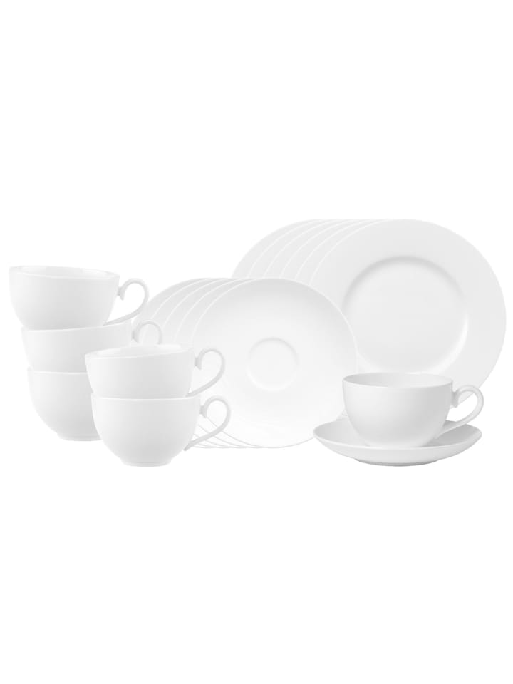 18-tlg. Cappucchino-Set Royal in Weiß
