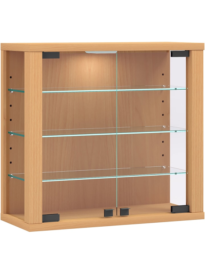 Vitrinenschrank VitrosaS Türen Buche 43 x 18 cm
