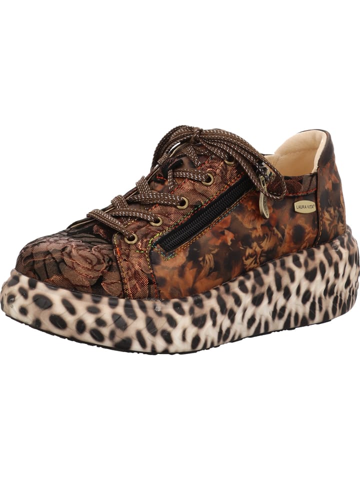 Schnürschuh in braun