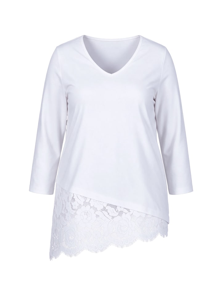 Shirt in schneeweiß