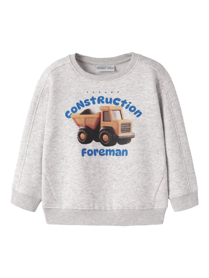 Nmmonikkel Sweatshirt in light grey melange