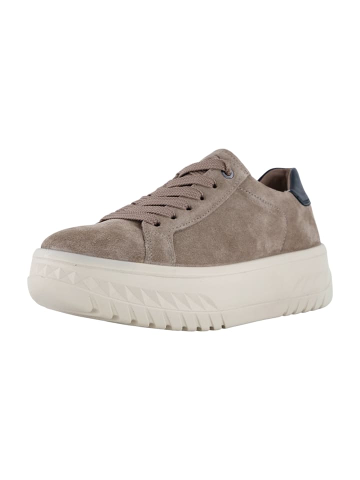 Plateau Schnürschuhe in Grau