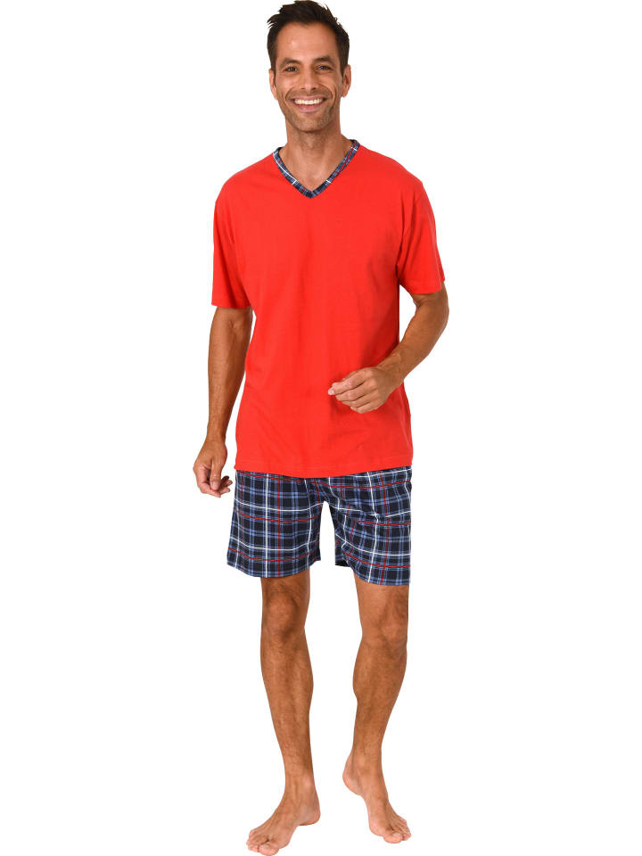 Single-Jersey Shorty in rot