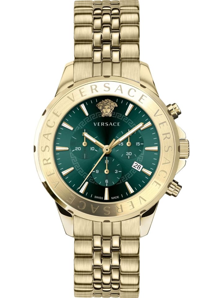 Schweizer Uhr Signature goldfarben in gold