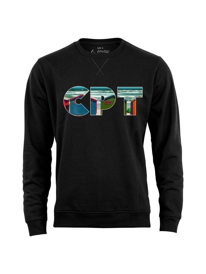 Sweatshirt Skyline Kapstadt - Weltenbummler Kollektion in Schwarz