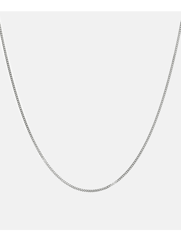 Halskette aus 585 Weißgold