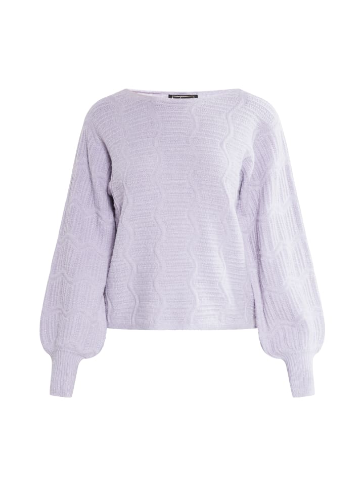 Damen Strickpullover in Hellviolett
