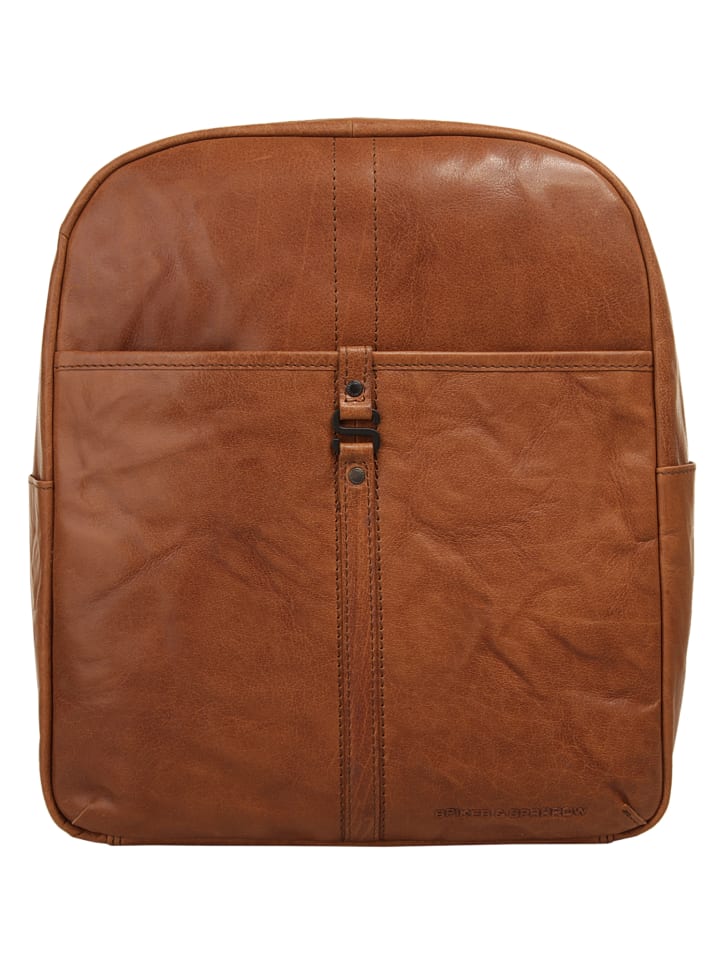 Rucksack echt Leder in cognac