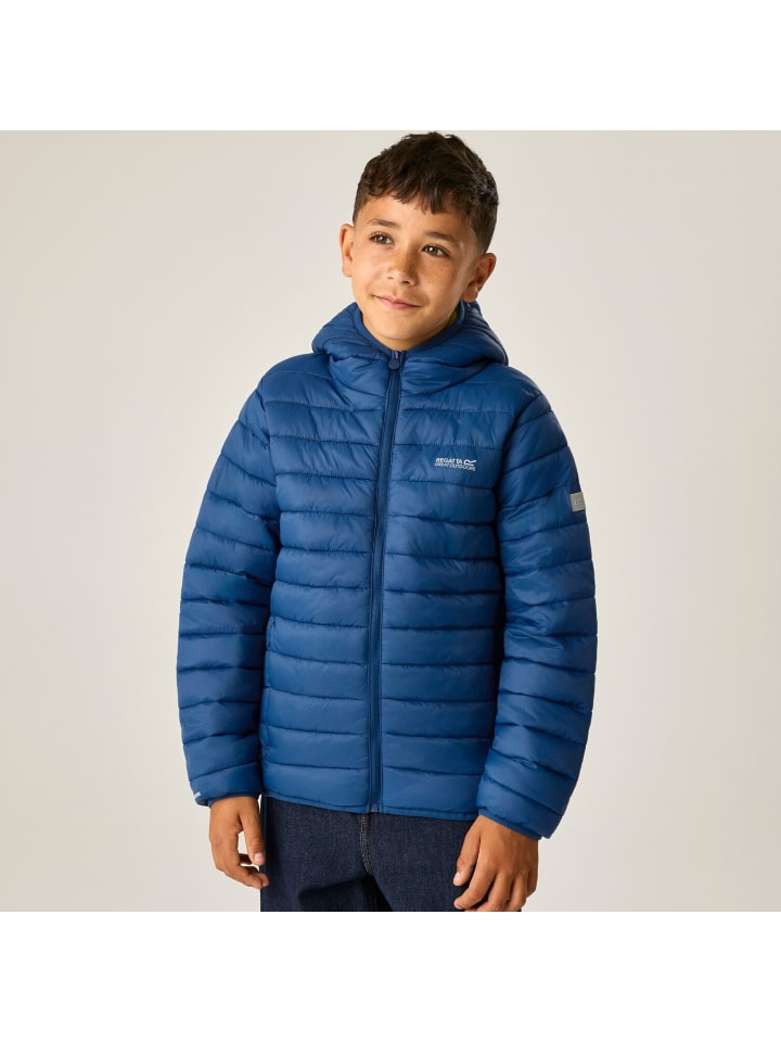 Marizion Baffle-Jacke / Steppjacke mit Kapuze in blau
