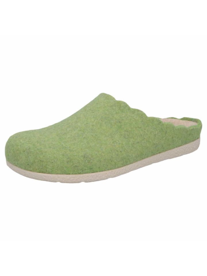 Pantolette in grün