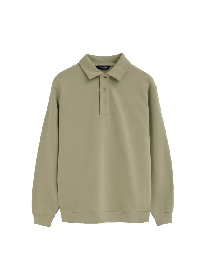 Sweatshirt MAN RIGBY GO SWEATSHIRT HELIOS LONG SLEEVE RELAXED FIT in Sagegrün
