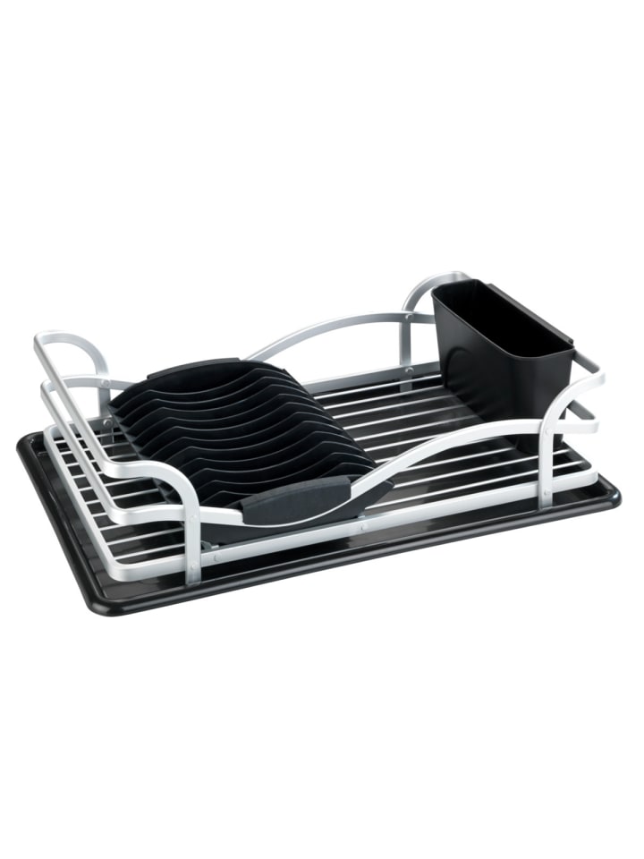 Geschirrabtropfer Alu in Silber matt