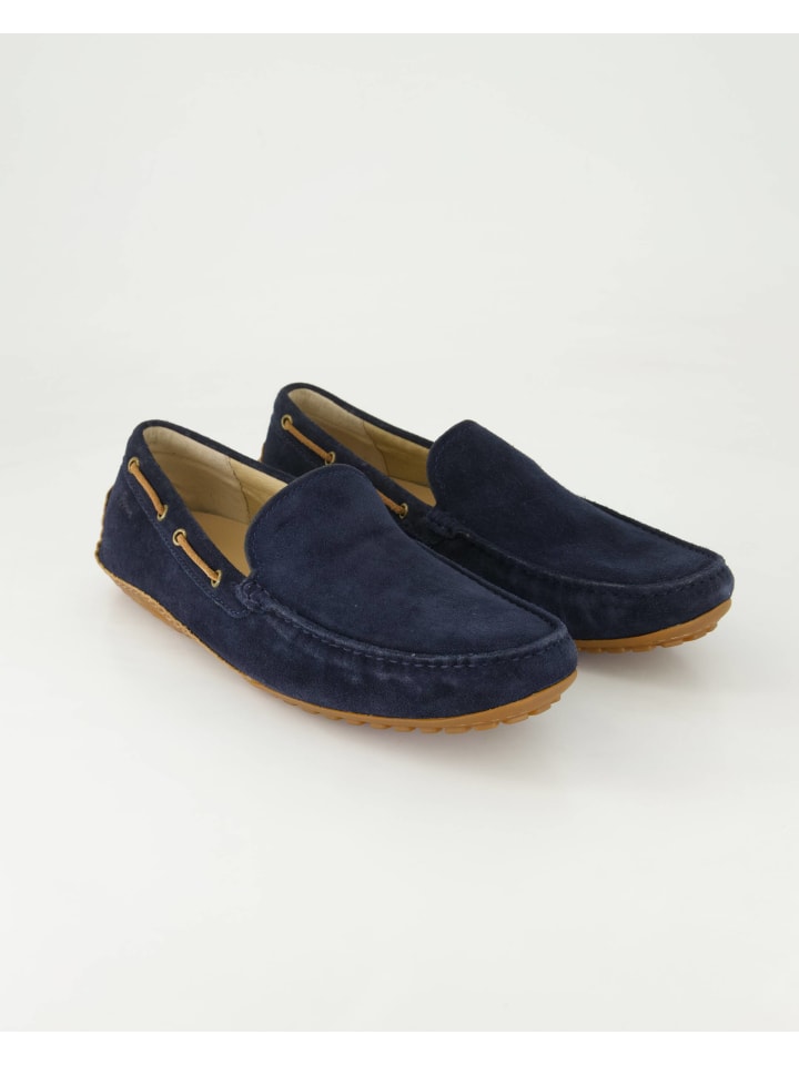 Mokassins in Blau