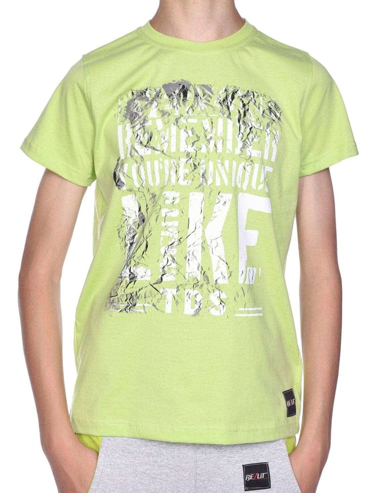 T-Shirt in Hellgrün