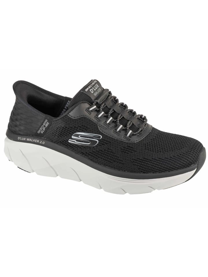 Skechers Slip-ins: D'Lux Walker 2.0 - Rezinate in Schwarz