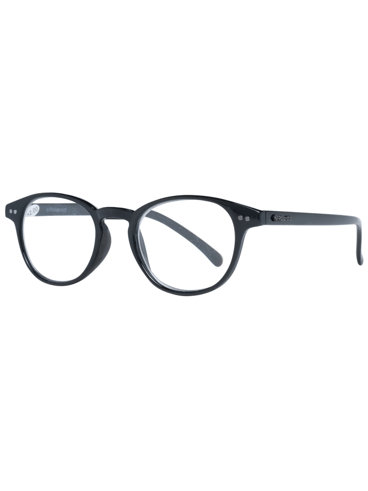 Unisex Brillenfassung mit Sehstärke-Gläsern Rund Schwarz