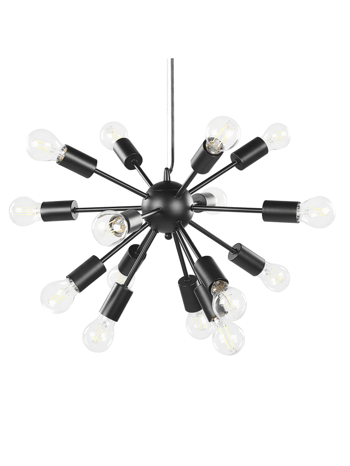 Pendelleuchten BALAGAS in Schwarz - (W) 52 x (H) 115 x (L) 52 cm