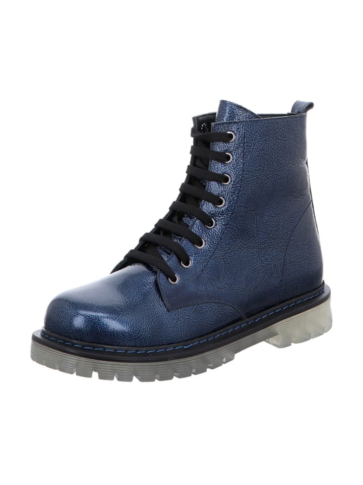 Schnürboots in Blau