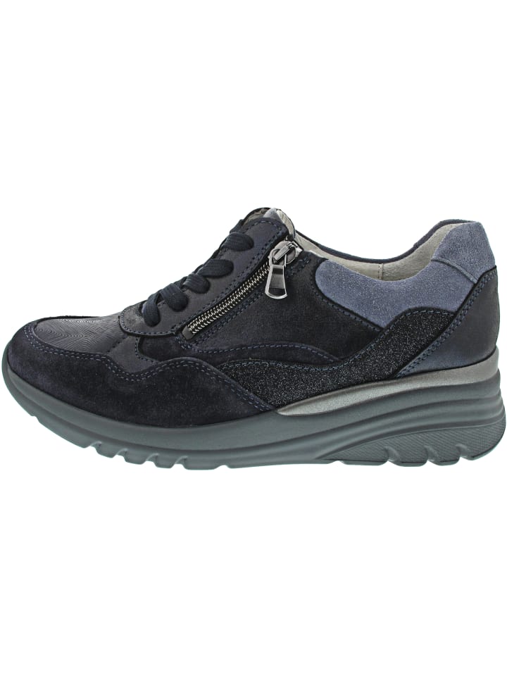 H-Carla sportlicher Schnürer Blau