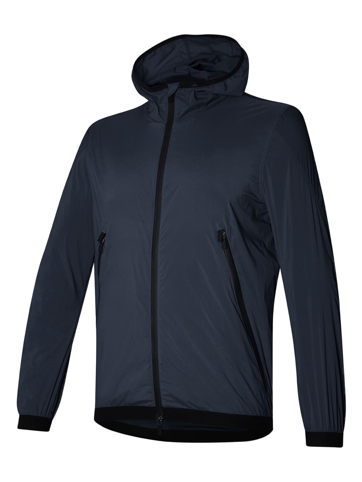 Windjacke 1 Element Wind Hoody in metal blue