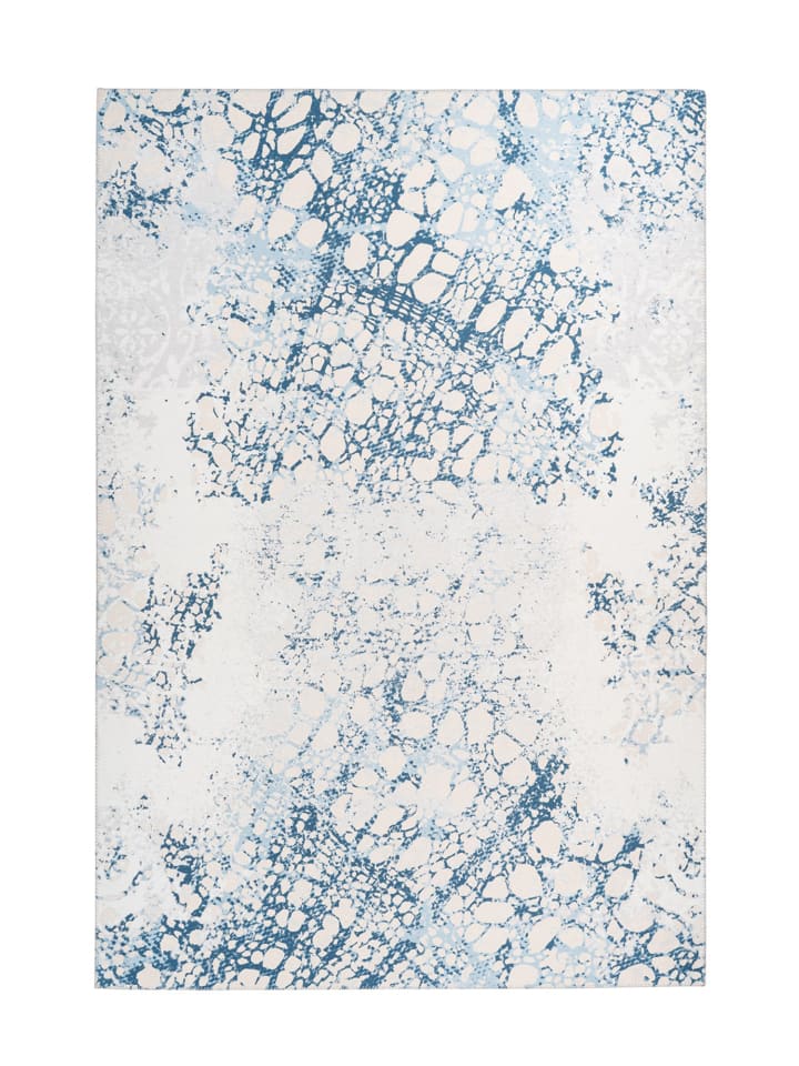 Wohnzimmer Teppich – Kurzflorteppich Galaxy 725 in creme - blau - rechteckig
