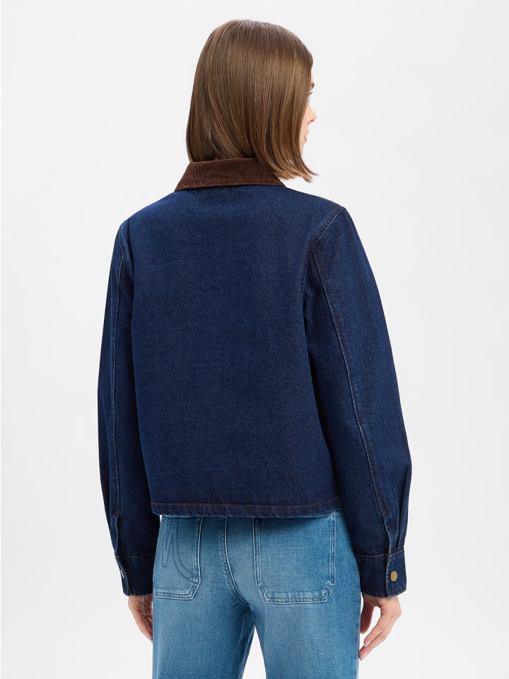Jacke in marine - 0001