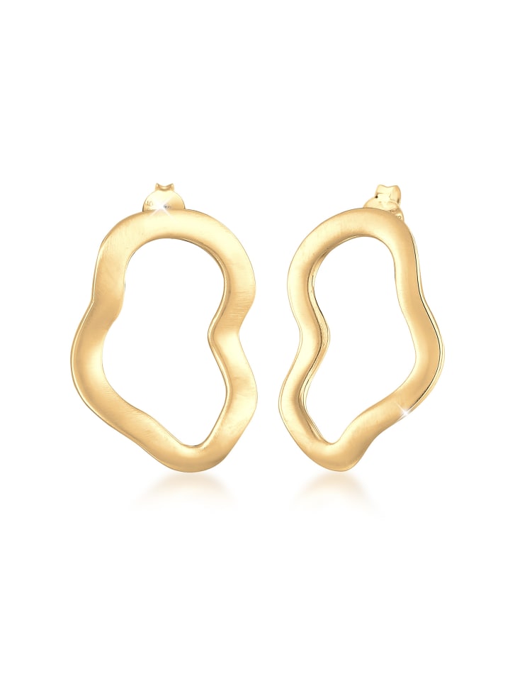 Ohrringe 925 Sterling Silber in Gold